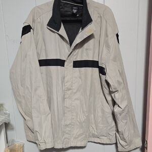 IZOD Men's Beige and Black Jacket